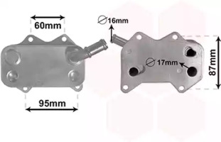 VAN WEZEL 58003329 -  масляный радиатор, двигательное масло